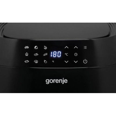 Мультипіч Gorenje AF1409DB Black, 1400W, 3.5л, керування сенсорним, таймер автовідключення, антипригарне покриття чаші, неслизькі ніжки