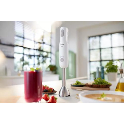 Блендер Philips Daily Collection HR2546/00, White, 700W, занурювальний, подрібнювач, дрібний подрібнювач, турборежим, вінчики