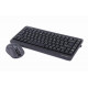 Комплект бездротовий A4tech Fstyler FG1112, Black, клавіатура+миша