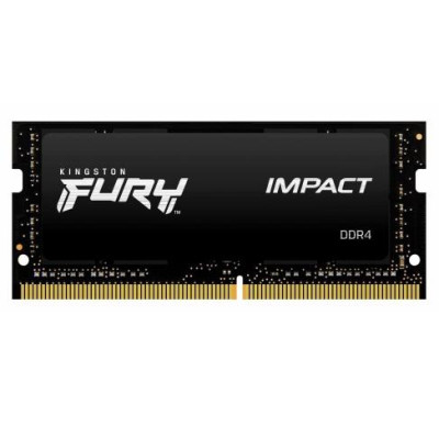 Пам'ять SO-DIMM, DDR4, 8Gb, 3200 MHz, Kingston Fury Impact, 1.2V, 20-22-22 (KF432S20IB/8)