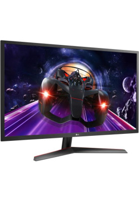 Монітор 31.5" LG 32MP60G-B, Black, WLED, IPS, 1920x1080 (16:9) 1мс, 1200:1, 250 кд/м², 178°/178°, HDMI/DP/VGA, Vesa 100x100