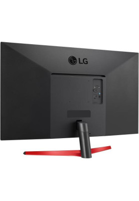 Монітор 31.5" LG 32MP60G-B, Black, WLED, IPS, 1920x1080 (16:9) 1мс, 1200:1, 250 кд/м², 178°/178°, HDMI/DP/VGA, Vesa 100x100