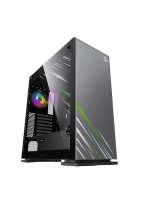 Корпус GameMax VEGA PRO GY Black/Gray, без БЖ, Full Tower, EATX / ATX / Micro ATX / Mini ITX, 2xUSB 2.0, 2xUSB 3.0, 1х120мм, 480x227x515 мм, 0.8 мм, 12.8 кг