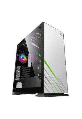Корпус GameMax VEGA PRO WH White, без БЖ, Full Tower, EATX / ATX / Micro ATX / Mini ITX, 2xUSB 2.0, 2xUSB 3.0, 1х120мм, 480x227x515 мм, 0.8 мм, 12.8 кг