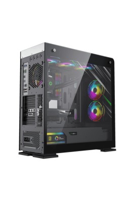 Корпус GameMax VEGA PRO WH White, без БЖ, Full Tower, EATX / ATX / Micro ATX / Mini ITX, 2xUSB 2.0, 2xUSB 3.0, 1х120мм, 480x227x515 мм, 0.8 мм, 12.8 кг