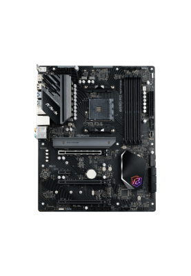 Мат.плата AM4 (B550) ASRock B550 PG Riptide, B550, 4xDDR4, CrossFireX, Int.Video(CPU), 6xSATA3, 2xM.2, 3xPCI-E 16x 4.0, 1xPCI-E 1x 3.0, 1xM.2 (Key E), ALC897, Killer E3100G, 12xUSB3.2/4xUSB2.0, HDMI, ATX