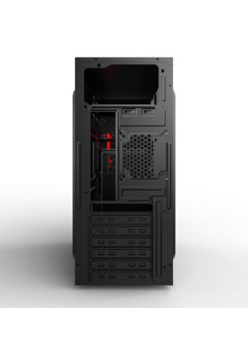 Корпус 2E ALFA Black, без БЖ, Mid Tower, для ATX / Micro ATX, 2xUSB 2.0, 1xUSB 3.0 (2E-E190-3U)