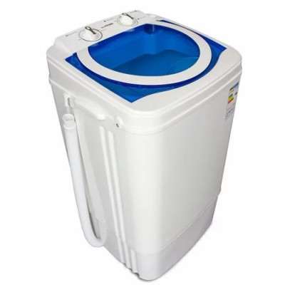 Пральна машина напівавтоматична PRIME Technics PWA 701 SB, White/Blue, 7 кг, 1 програма, 300 об/хв, клас енергоспоживання/прання - A, 80x40x45 см