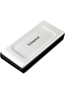 Зовнішній накопичувач SSD, 2Tb, Kingston XS2000, Grey, Type-C 3.2 (Gen 2), 2000 / 2000 Мб/с, до комплекту входить гумовий чохол (SXS2000/2000G)