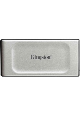 Зовнішній накопичувач SSD, 2Tb, Kingston XS2000, Grey, Type-C 3.2 (Gen 2), 2000 / 2000 Мб/с, до комплекту входить гумовий чохол (SXS2000/2000G)