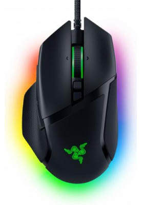 Миша Razer Basilisk V3, Black, USB, оптична (сенсор Focus+ 26K), до 26 000 dpi, до 650 IPS, 11 програмованих кнопок, підсвічування Razer Chroma RGB, кабель Razer Speedflex (RZ01-04000100-R3M1)