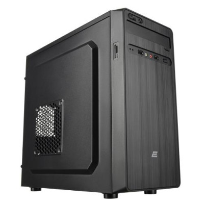 Корпус 2E VIGEO Black, 400 Вт, Mini Tower, для Micro ATX / Mini ITX, 2xUSB 2.0 (TMQ0109)