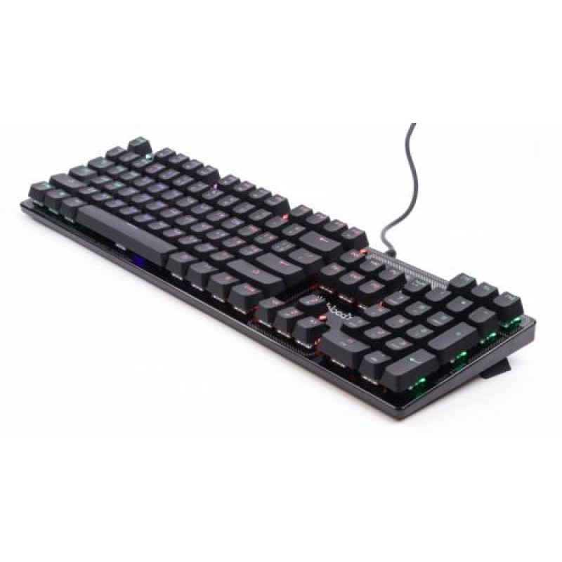 Клавіатура Bloody B750N Black, механічна, ігрова, USB, 5-зонне неонове підсвічування, LK-Green switches