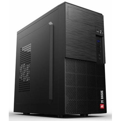 Корпус 2E BASIS Black, БП 400 Вт, Mini Tower, для Micro ATX / Mini ITX, 2xUSB 2.0, 1xUSB 3.0 (2E-RD8603U-400)