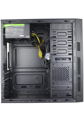 Корпус GameMax MT525-2U3TYC Black, 500 Вт, Mid Tower, ATX / Micro ATX / Mini ITX, 2хUSB 3.0, Type-C, 3x120 мм, 425х200х417 мм (MT525-2U3TYC-500B)