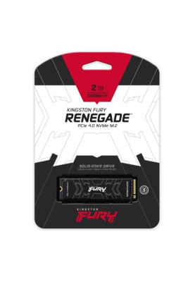 Твердотільний накопичувач SSD 2Tb, Kingston FURY Renegade, PCI-E 4.0 x4, M.2 2280, 3D TLC, 7300/7000 МБ/с (SFYRD/2000G)