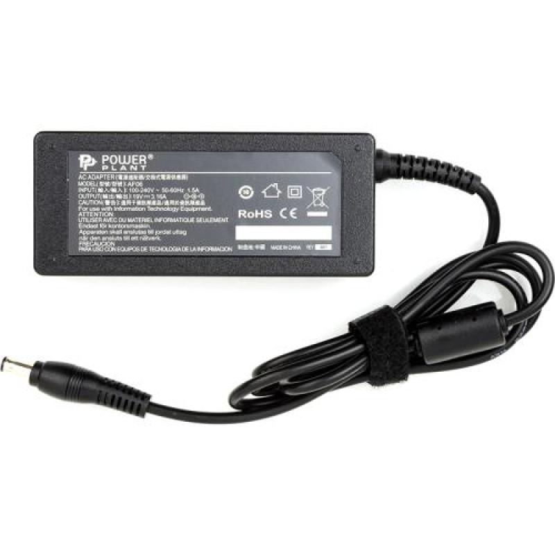 Блок живлення PowerPlant для ноутбуків Samsung 19V, 3.16A, 60W, 5.5x3.0 (SA60F5530)