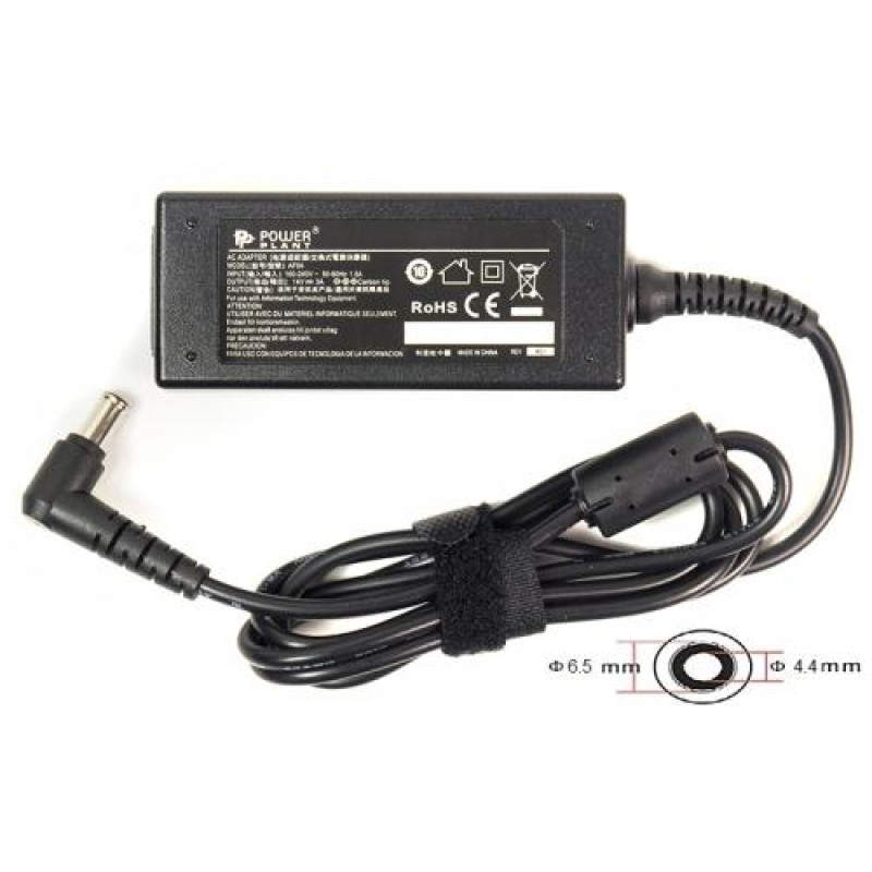 Блок живлення PowerPlant для ноутбуків Samsung 14V, 3A, 42W, 6.5x4.4 (SA42B6544) Блок живлення PowerPlant для ноутбуків Samsung 14V, 3A, 42W, 6.5x4.4 (SA42B6544)
