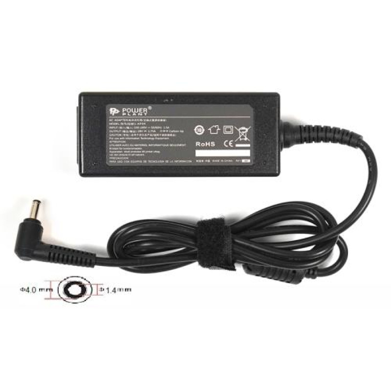 Блок живлення PowerPlant для ноутбуків Asus 19V, 1.75A, 33W, 4.0x1.35 (AS33F4014)