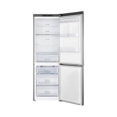 Холодильник Samsung RB33J3000SA/UA, Silver, двокамерний, нижня мор. камера, No Frost, загальний об'єм 350L, корисний об'єм 230L/98L, A+, 185x67.5x59.5 см