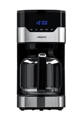 Кавоварка Ardesto FCM-D3100, Black/Silver, 900W, крапельна, 1.5л, дисплей, таймер, рег. міцності