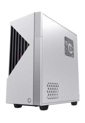 Корпус GameMax Contac COC WB White/Black, Midi Tower, без БЖ, для EATX / ATX / Micro ATX / Mini ITX, 2xUSB 3.0, 1x120/1x140 мм ARGB Fan, 1xCOC Turbo Fan, бічна панель із загартованого скла, 438x210x468 мм