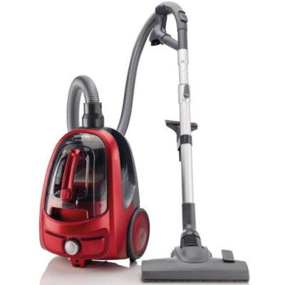 Пилосос Gorenje VCE03SPRCY, Red, 800W, всмоктування 198W, безмішковий, сухе прибирання, об'єм 1.7л, телескопічна трубка, турбощітка, універсальна щітка, подвійний HEPA фільтр