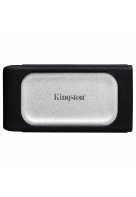 Зовнішній накопичувач SSD, 4Tb, Kingston XS2000, Grey, Type-C 3.2 (Gen 2), 2000 / 2000 Мб/с, до комплекту входить гумовий чохол (SXS2000/4000G)