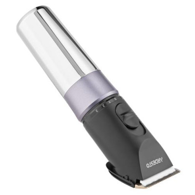 Машинка для стрижки Ardesto HC-Y40-DBS, Black/Grey, 2.4W, живлення мережа/акумулятор, кількість установок 9, 4 насадок, леза з нерж. сталі/кераміки, LED-дисплей Машинка для стрижки Ardesto HC-Y40-DBS, Black/Grey, 2.4W, живлення мережа/акумулятор, кількість установок 9, 4 насадок, леза з нерж. сталі/кераміки, LED-дисплей