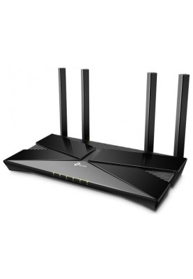 Роутер TP-LINK Archer AX1500, Wi-Fi 802.11a/b/g/n/ac/ax, 2.4/5GHz, 4 LAN 10/100/1000 Mb/s, RJ45 10/100/1000Mb/s (Ge), 4 зовнішніх антен