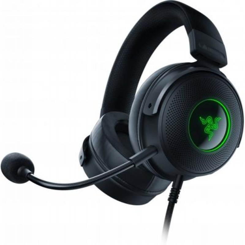 Навушники Razer Kraken V3 Black, USB, шнур 1.3 м, мікрофон (RZ04-03770200-R3M1)