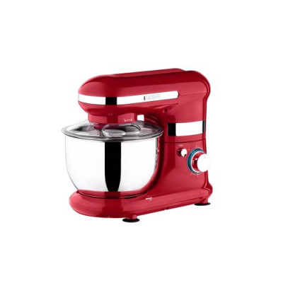 Планетарний міксер Ardesto KSTM-8042, Red, 800W, 6 швидкостей, чаша 4 л, вінчик, А-подібна насадка, насадка для змішування