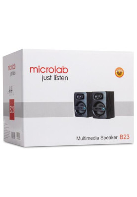 Колонки 2.0 Microlab B23, Black, 2 x 3 Вт, МДФ / пластик, живлення від USB