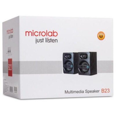 Колонки 2.0 Microlab B23, Black, 2 x 3 Вт, МДФ/пластик, живлення від USB