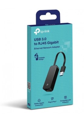 Мережевий адаптер USB TP-Link UE306, Black, 1xGLan, USB 3.0, чипсет AX88179