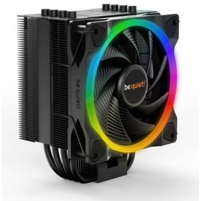 Кулер для процесора be quiet! Pure Rock 2 FX, Black, алюміній/мідь, 1x120 мм ARGB, для Intel 1851/1700/1200/115x/2066/2011, AMD AM5/AM4, до 150 Вт, висота 155 мм (BK033)