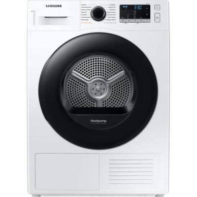 Сушильна машина Samsung DV90TA040AE/UA, White, 9 кг, 14 програм, дисплей, з тепловим насосом, внутрішнє освітлення барабану, A++, 85x60x60 см