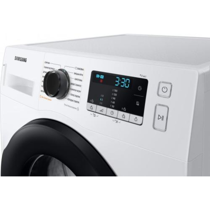 Сушильна машина Samsung DV90TA040AE/UA, White, 9 кг, 14 программ, дисплей, з тепловим насосом, внутрішнє освітлення барабану, A++, 85x60x60 см