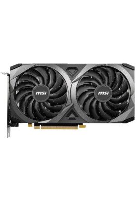 Відеокарта GeForce RTX 3060, MSI, VENTUS 2X OC, 8Gb GDDR6, 128-bit, HDMI/3xDP, 1807/15000 MHz, 8-pin (RTX 3060 VENTUS 2X 8G OC)