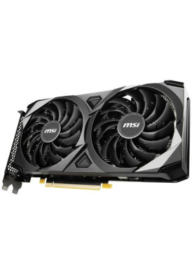 Відеокарта GeForce RTX 3060, MSI, VENTUS 2X OC, 8Gb GDDR6, 128-bit, HDMI/3xDP, 1807/15000 MHz, 8-pin (RTX 3060 VENTUS 2X 8G OC)