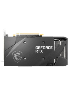Відеокарта GeForce RTX 3060, MSI, VENTUS 2X OC, 8Gb GDDR6, 128-bit, HDMI/3xDP, 1807/15000 MHz, 8-pin (RTX 3060 VENTUS 2X 8G OC)