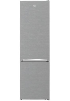 Холодильник Beko RCNA406I35XB, Grey, двокамерний, загальний об'єм 388L, корисний об'єм 253L/109L, NeoFrost, клас енергоспоживання А++, внутрішній дисплей, 202.5x59.5x67 см