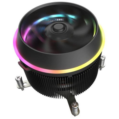 Кулер для процесора darkFlash Shadow, Black, алюміній/мідь, 1x100 мм LED, для Intel 115x/1200/1700, AMD AMx/FMx, до 90 Вт