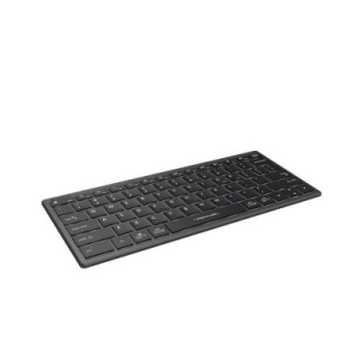 Клавіатура A4Tech FX61 "Fstyler", Black/Grey, USB, біле LED підсвічування, компактна, ультратонка, перемикачі Scissor, 12 мультимедійних кнопок, захист від бризок, 1.5 м, UA/RU/US
