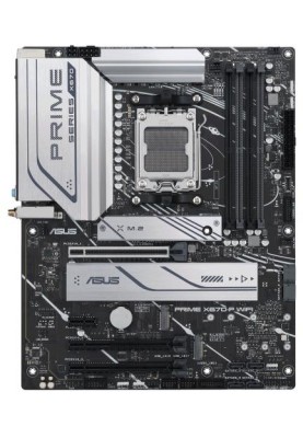 Материнська плата AM5 Asus PRIME X670-P WIFI, X670, 4xDDR5, Int.Video (CPU), 6xSATA3, 3xM.2, 3xPCI-E 4.0 16x, 1xPCI-E 3.0 1x, S1220A, Realtek 2.5Gb, WiFi 6, Bluetooth 5.2, 10xUSB3.2/6xUSB2.0, HDMI/DP, ATX