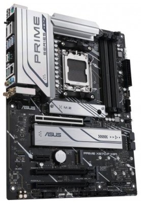 Материнська плата AM5 Asus PRIME X670-P WIFI, X670, 4xDDR5, Int.Video (CPU), 6xSATA3, 3xM.2, 3xPCI-E 4.0 16x, 1xPCI-E 3.0 1x, S1220A, Realtek 2.5Gb, WiFi 6, Bluetooth 5.2, 10xUSB3.2/6xUSB2.0, HDMI/DP, ATX