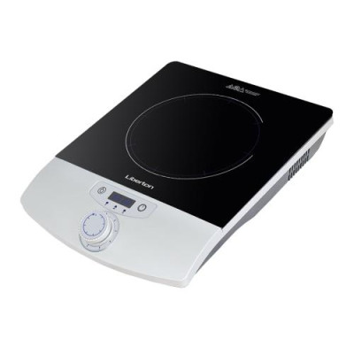 Настільна плита Liberton LIC-3705, Grey, 2000W, індукційна, 8 режимів, 1 конфорка, керування електроне, склокераміка, дисплей, таймер