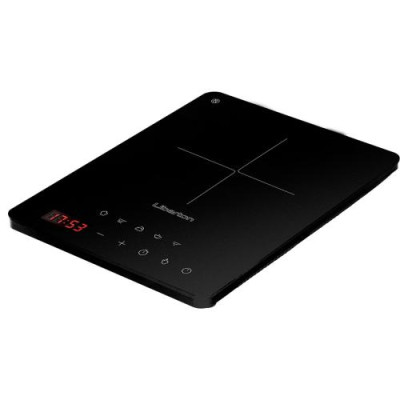 Настільна плита Liberton LIC-3703, Black, 2000W, індукційна, 8 режимів, 1 конфорка, керування сенсорне, склокераміка, дисплей, таймер