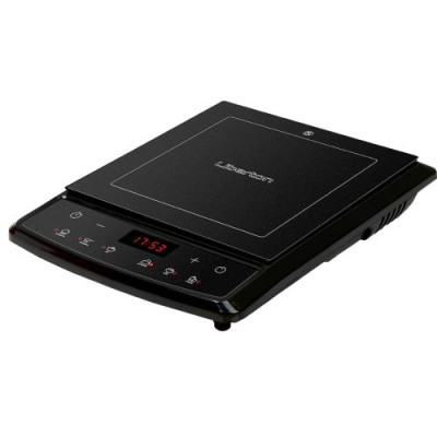 Настільна плита Liberton LIC-3700, Black, 1500W, індукційна, 8 режимів, 1 конфорка, керування сенсорне, склокераміка, дисплей, таймер