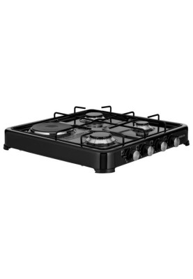 Настільна плита Ardesto CTC-NS5015B, Black, комбінована, 4 конфорки, емаль, поворотні перемикачі, 10.5x52x52 см